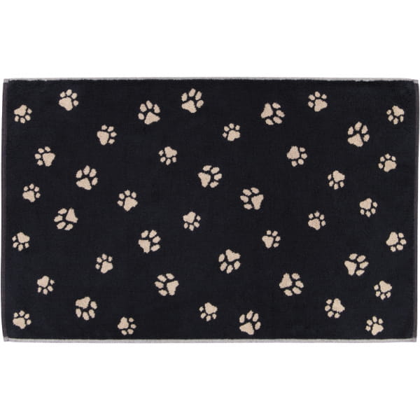 Cawö Badematten WE LOVE DOGS Paws 6247 - Farbe: schwarz/beige - 93 - 50x80 günstig online kaufen