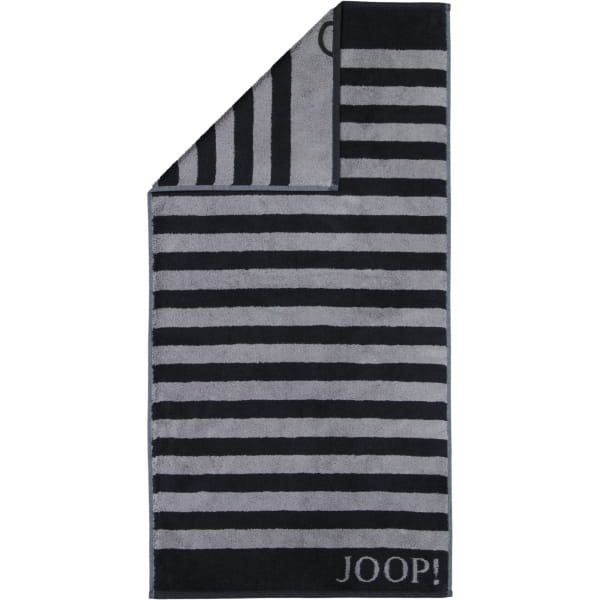 JOOP! Classic - Stripes 1610 - Farbe: Schwarz - 90 - Handtuch 50x100 cm