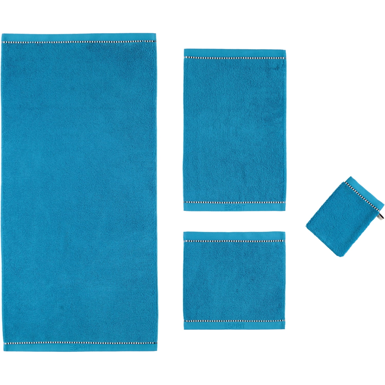 Esprit Box | blue | - ESPRIT 4665 Solid Handtücher - ESPRIT Marken | Farbe: ocean