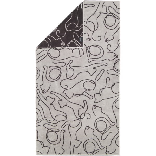 Cawö Handtücher CUTE CATS EDITION Cats 6264 - Farbe: platin/basalt - 70 - D günstig online kaufen