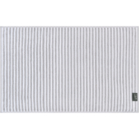 Cawö Badematten Two-Tone Stripes 480 - Farbe: platin - 76 - 50x80 cm