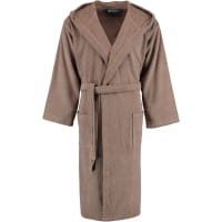 Rhomtuft - Bademantel Baronesse unisex - Farbe: taupe - 58 - L