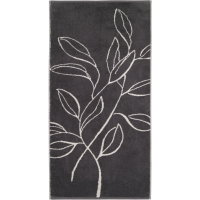 Cawö Handtücher Atelier Floral 6239 - Farbe: basalt - 77 - Handtuch 50x100 cm