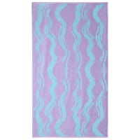 Vossen Strandtücher Coast Lines - Farbe: lavender touch - 0002 - 100x180 cm