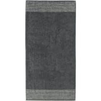 Cawö - Luxury Home Two-Tone 590 - Farbe: schiefer - 77 - Handtuch 50x100 cm