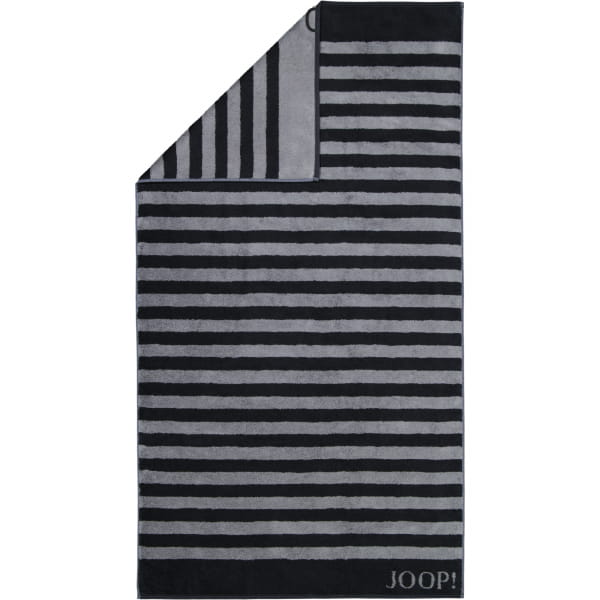 JOOP! Classic - Stripes 1610 - Farbe: Schwarz - 90 - Duschtuch 80x150 cm