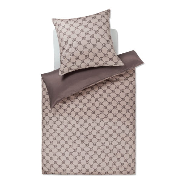 JOOP! Bettwäsche Cornflower Double 4083 - Farbe: Taupe - 17 - 80x80 cm - 155x220 cm