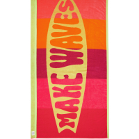 Vossen Strandtücher Make Waves - Farbe: flamingo - 0001 - 100x180 cm