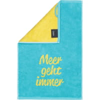 Cawö Gästetücher Postcard Towels Edition 100 - Farbe: Meer geht immer - 07 - 30x50 cm