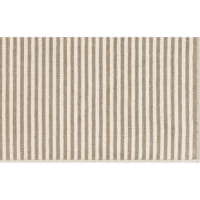 Cawö Badematten Two-Tone Stripes 480 - Farbe: sand - 33 - 50x80 cm