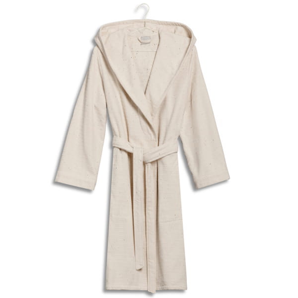 Möve Kurz-Bademantel Damen Kapuze CALM ESSENCE - Farbe: natur - 869