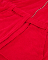 Vossen Bademäntel Damen Kurzmantel mit Kapuze Tampa - Farbe: kirschrot - 3680