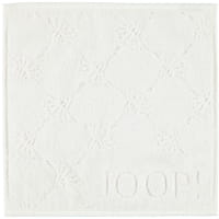 JOOP Uni Cornflower 1670 - Farbe: weiß - 600 Seiflappen 30x30 cm