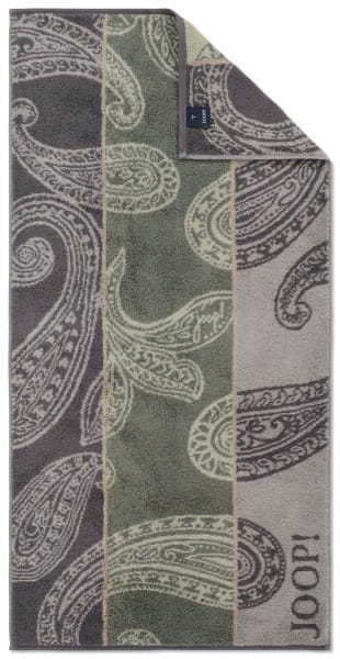 JOOP! Handtücher Contour Paisley 1714 - Farbe: Oliv - 47
