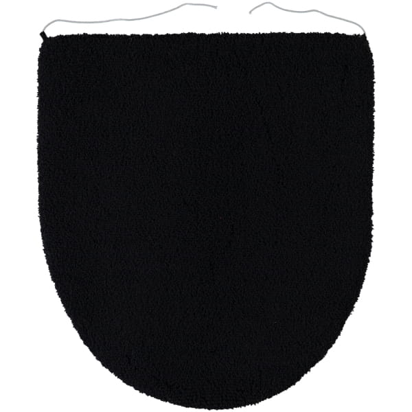 Rhomtuft - Badteppiche Aspect - Farbe: schwarz - 15 - Deckelbezug 45x50 cm