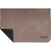 JOOP! Wohndecke Uni-Doubleface - Größe: 150x200 cm - Farbe: Taupe-Anthrazit