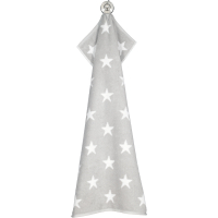 Cawö Handtücher NEW STARS Sterne groß 6260 - Farbe: platin/weiß - 76 - Duschtuch 70x140 cm