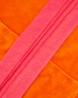 Vossen Bademäntel unisex Kapuze Poppy - Farbe: electric orange/prim rose - 0033