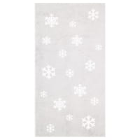 Cawö Handtücher WINTER EDITION Schneekristalle 6270 - Farbe: platin/weiß - 76