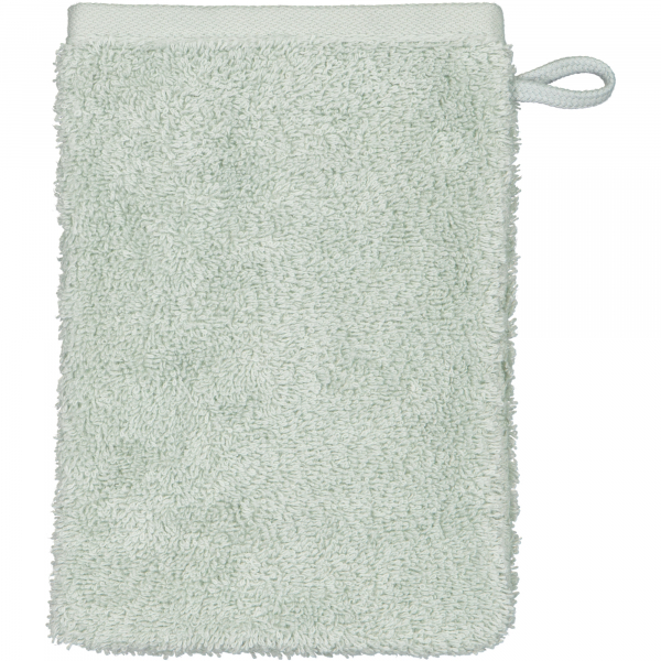 Cawö Heritage 4000 - Farbe: eukalyptus - 450 - Waschhandschuh 16x22 cm
