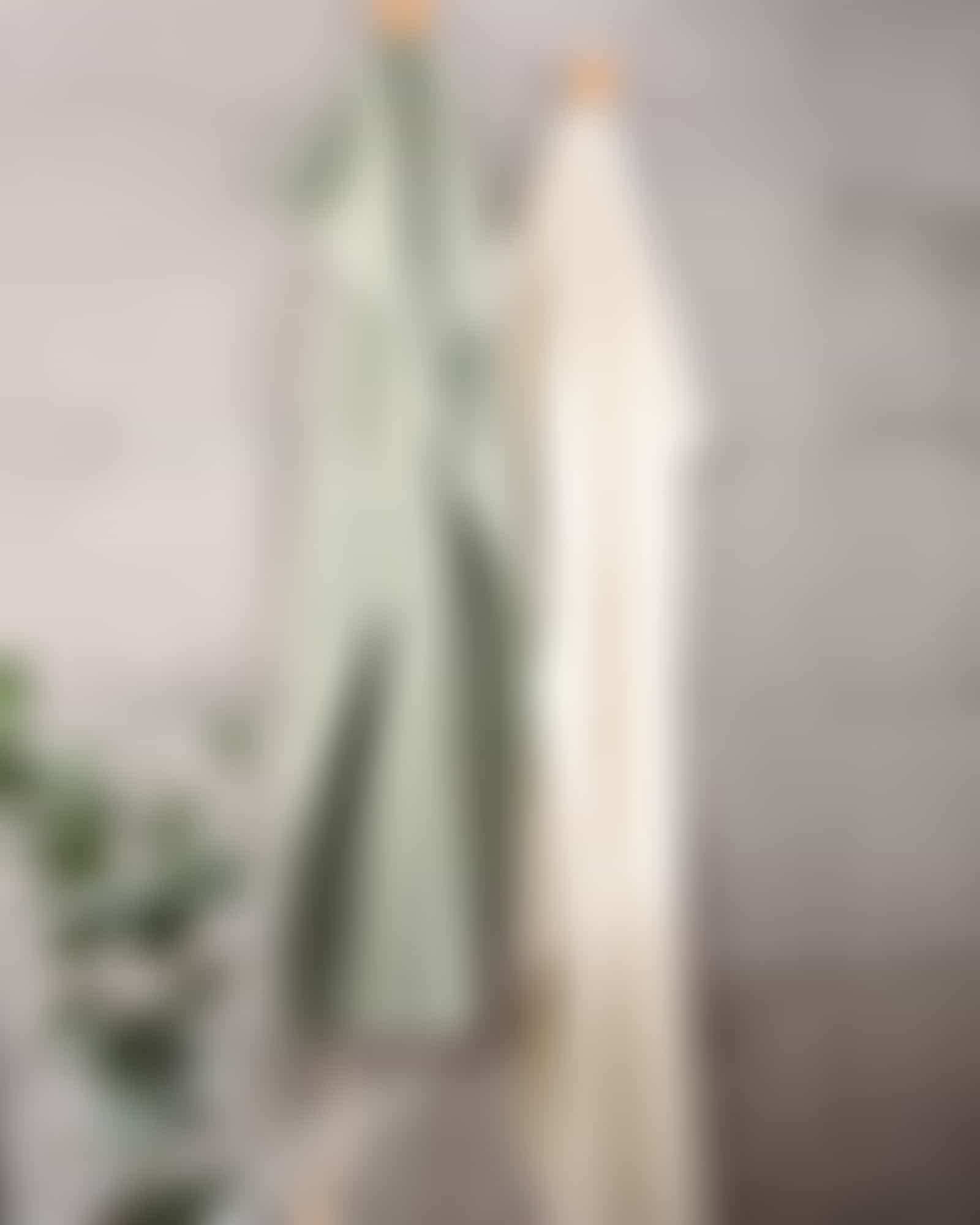 Cawö Handtücher Pure 6500 - Farbe: eukalyptus - 450 - Seiflappen 30x30 cm Detailbild 2