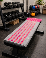 Cawö Fitness-Handtücher LEO STRIPE 6291 - Farbe: vibrant pink - 27 - 50x130 cm