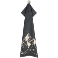 Cawö Handtücher Alpenchic Edition Berge 6269 - Farbe: granit - 73