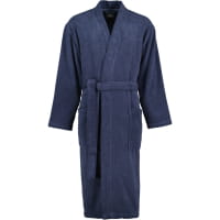 Cawö Home Herren Bademantel Kimono 828 - Farbe: blau - 17 - S