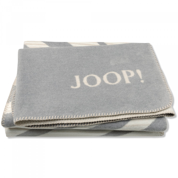 JOOP! Wohndecken Leaf - Farbe: Stein - 150x200 cm