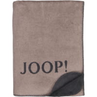 JOOP! Wohndecke Uni-Doubleface - Größe: 150x200 cm - Farbe: Taupe-Anthrazit