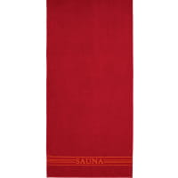 frottana Saunatücher Sauna - Farbe: ruby - 075 - 80x200 cm