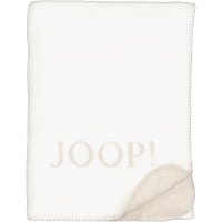 JOOP! Wohndecke Uni-Doubleface - Größe: 150x200 cm - Farbe: Sand-Pergament