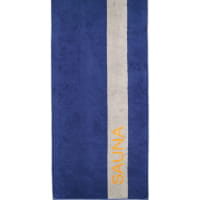 Cawö Saunatücher SAUNA 6238 - Farbe: navy - 13 - 80x200 cm