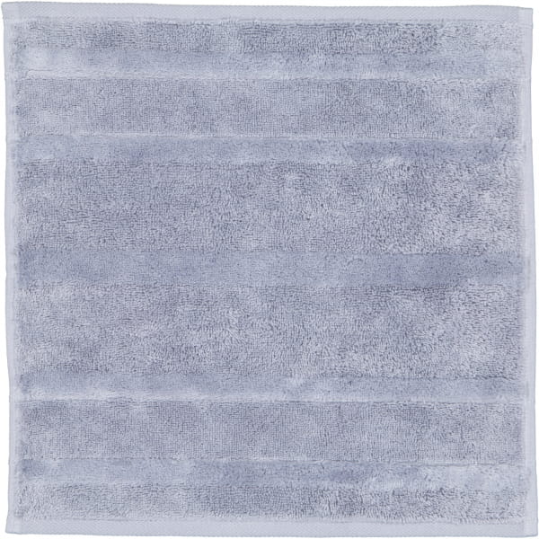 Cawö Handtücher Noblesse2 Uni 1002 - Farbe: nordic blue - 187 - Seiflappen 30x30 cm