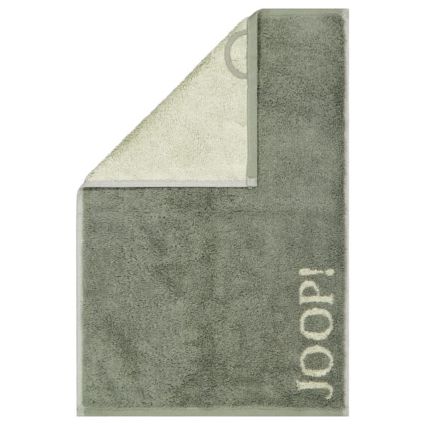 JOOP! Handtücher Contour Doubleface 1716 - Farbe: Oliv - 47 - Gästetuch 30x50 cm