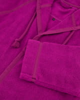 Vossen Bademäntel Damen Kurzmantel mit Kapuze Jive - Farbe: purple - 8590