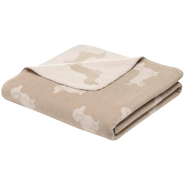 Cawö Wohndecken WE LOVE DOGS 62460 - Farbe: natur/beige - 33 - 150x200 cm günstig online kaufen