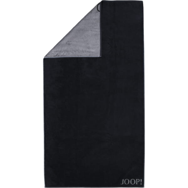 JOOP! Classic - Doubleface 1600 - Farbe: Schwarz - 90 - Duschtuch 80x150 cm