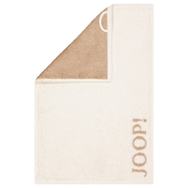 JOOP! Handtücher Contour Doubleface 1716 - Farbe: Creme - 37 - Gästetuch 30x50 cm