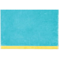 Cawö Handtücher Lifestyle Splash 7071 - Farbe: türkis/apricot - 15 - Handtuch 50x100 cm