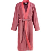 Cawö - Damen Bademantel Two-Tone Kimono 6431- Farbe: rot - 27 L