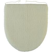 Rhomtuft - Badteppiche Square - Farbe: natur-jasmin - 20 Toilettenvorlage mit Ausschnitt 55x60 cm