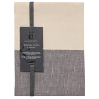 Cawö Home Geschirrtücher Cuisine DUO 535 - Farbe: basalt/leinen - 73 - 50x70 cm