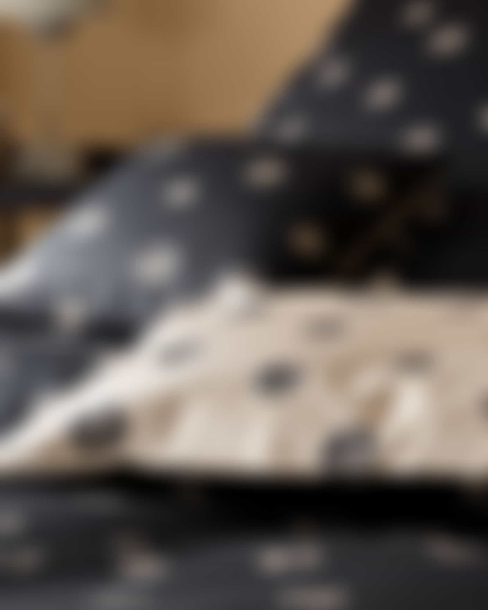 elegante Bettwäsche WE LOVE DOGS Paws 24541 - Farbe: Schwarz-Beige - 9 Detailbild 3