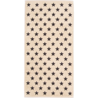 Cawö Handtücher NEW STARS Sterne klein 6261 - Farbe: beige/basalt - 37 - Duschtuch 70x140 cm