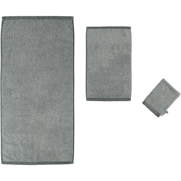 Marc o Polo Timeless Tone Stripe - Farbe: anthrazite/silver