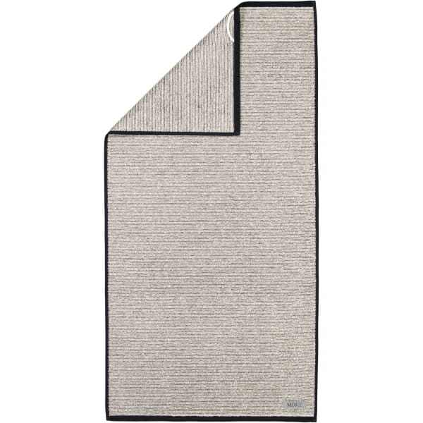 Möve Handtücher Eden Querrippe - Farbe: nature/black - 081 - Handtuch 50x10 günstig online kaufen