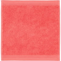 Möve Handtücher Superwuschel - Farbe: coral - 262 - Seiflappen 30x30 cm