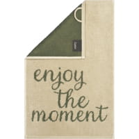 Cawö Gästetücher Postcard Towels Edition 100 - Farbe: enjoy the moment - 16 - Gästetuch 30x50 cm