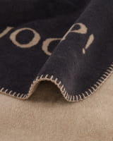 JOOP! Wohndecken Uni-Doubleface - Farbe: Anthrazit-Karamell - 150x200 cm